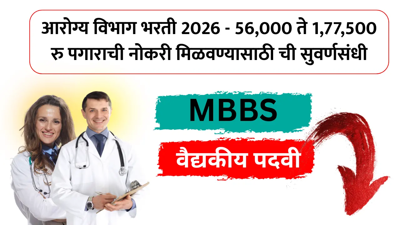 Arogya Vibhag Bharti 2026
