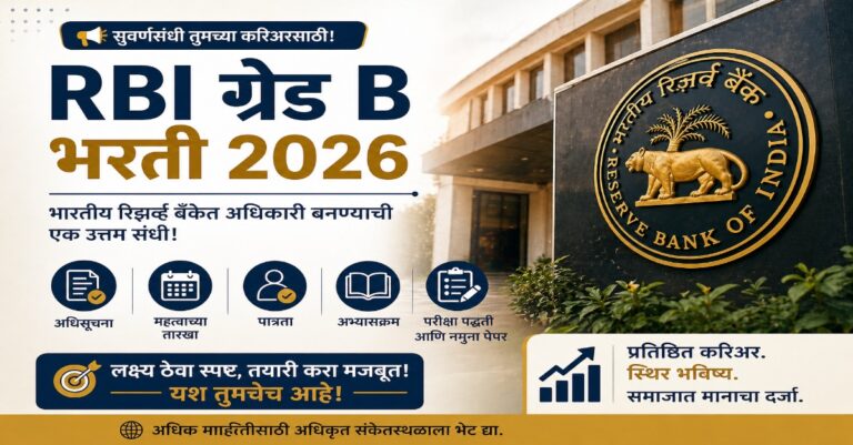 RBI Grade B Recruitment 2026