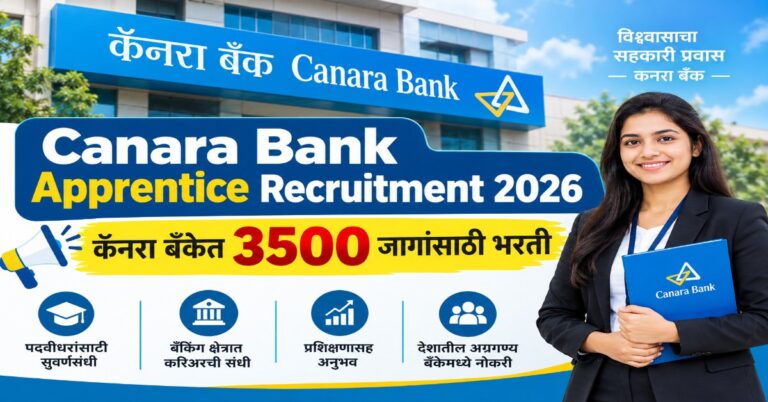 Canara Bank Apprentice Recruitment 2026