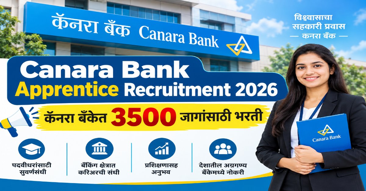 Canara Bank Apprentice Recruitment 2026